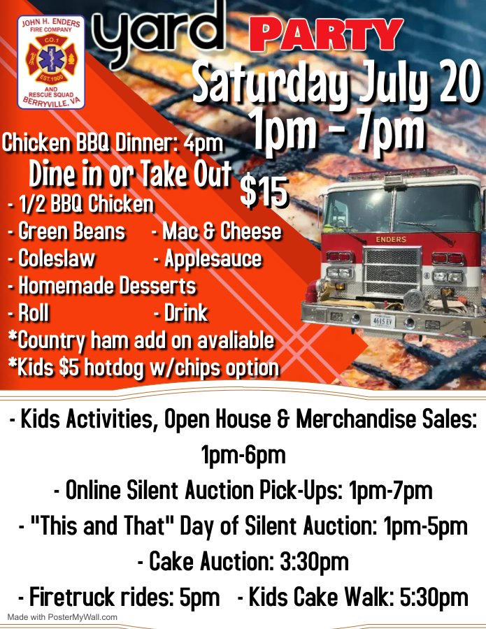 Events – John H. Enders Fire Company